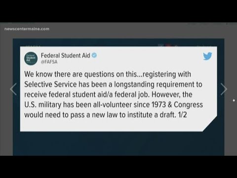 College Students Panic Over FAFSA’s Fine Print About Registering for the Draft