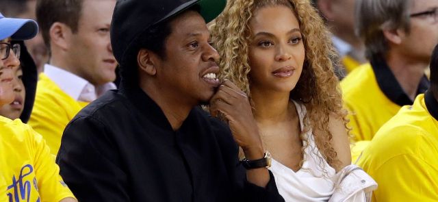 Beyoncé, Jay-Z Sat During National Anthem at Super Bowl