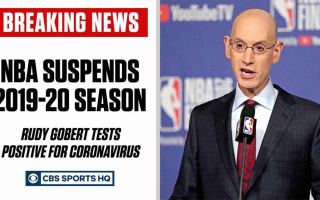 NBA suspends the rest of the 2019-2020 season indefinitely!