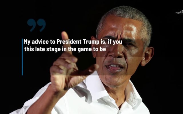 Barack Obama’s Advice to Trump: It’s ‘Time’ to Concede