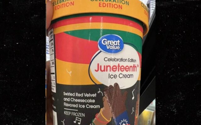 Swear…..Walmart makes Juneteenth celebration edition ice cream