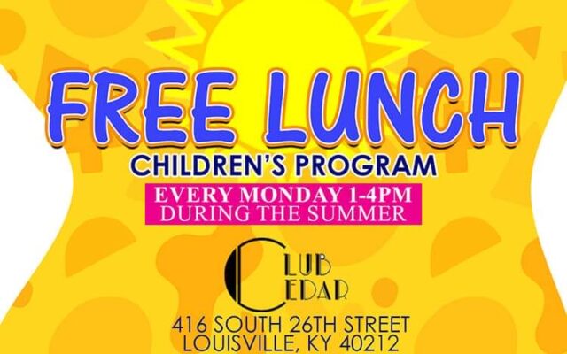 Every Monday Free Lunch Children’s Program