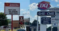 Missouri Fast Food Places Have Sign Roast