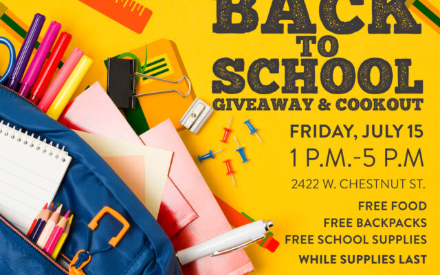 Men of Quality “Community Back to School Giveaway And Cookout”