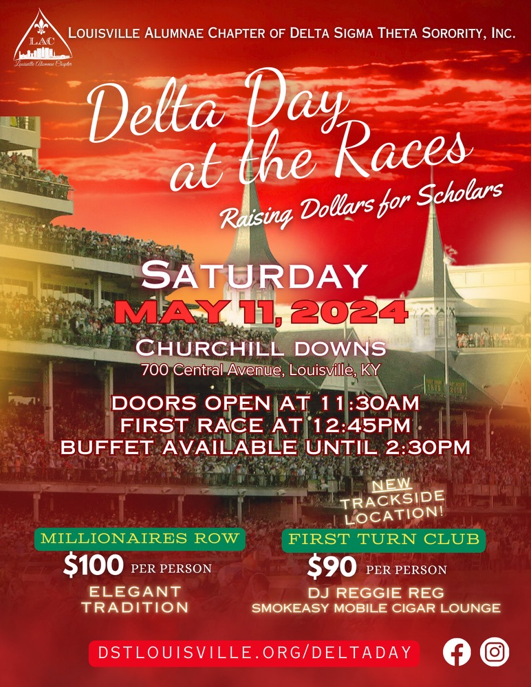 <h1 class="tribe-events-single-event-title">Delta Sigma Theta Sorority, Inc – 48th Annual Delta Day at the Races</h1>