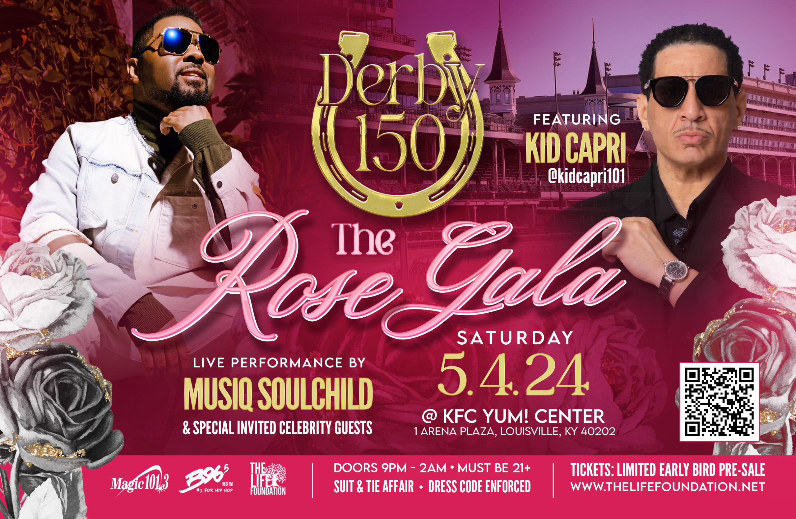 <h1 class="tribe-events-single-event-title">Magic 101.3 Presents the Derby 150 Rose Gala</h1>
